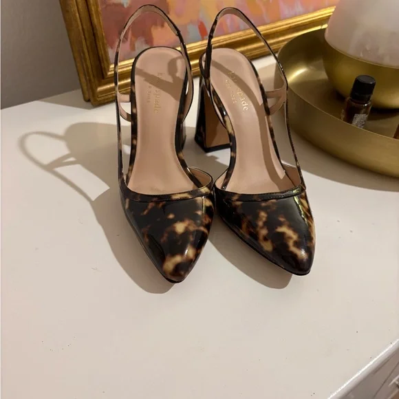 Kate Spade Tortoise Women's Heels - Picture 2 of 7